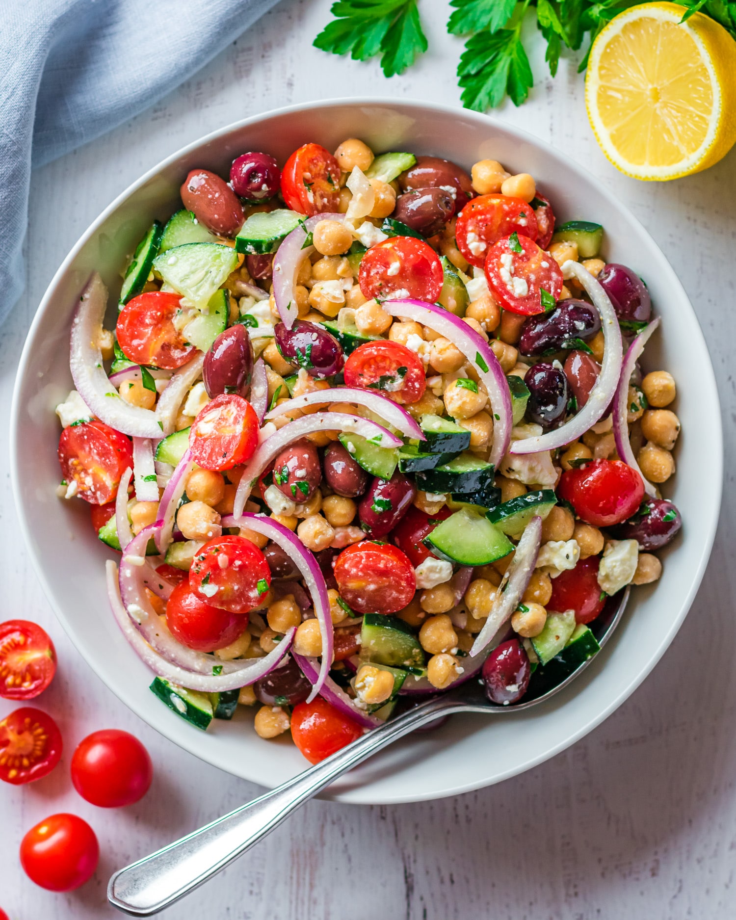 mediterranean chickpea salad