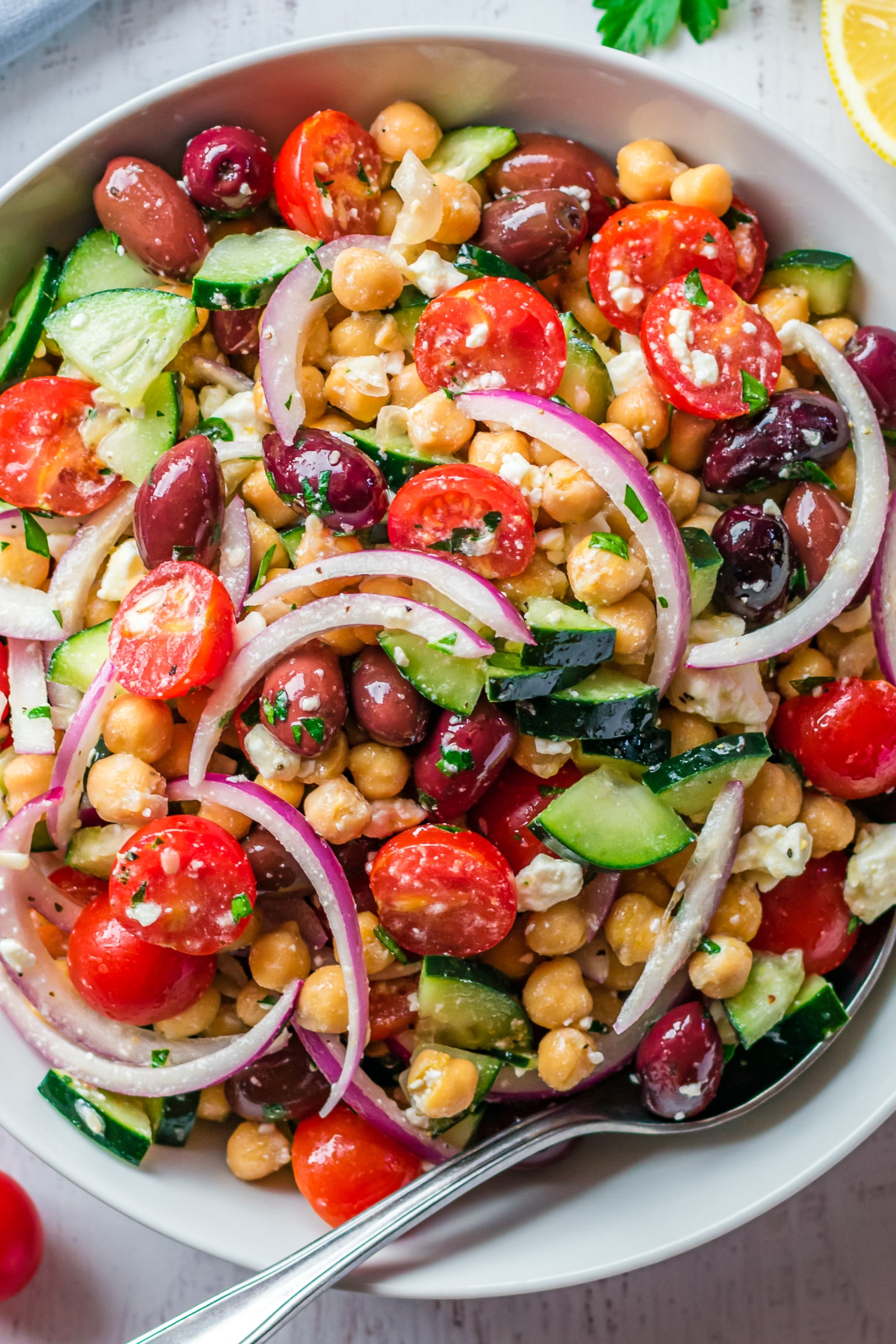 mediterranean chickpea salad