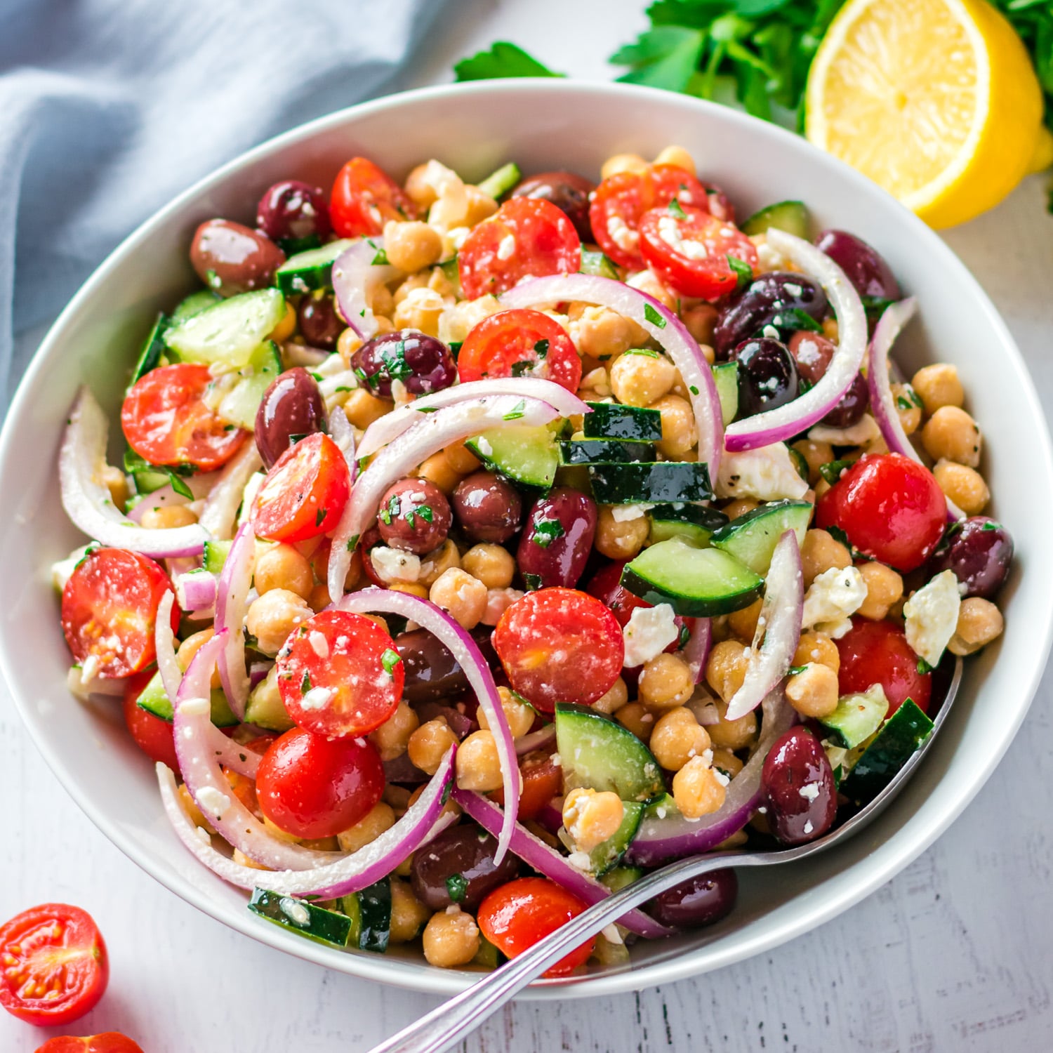 mediterranean chickpea salad