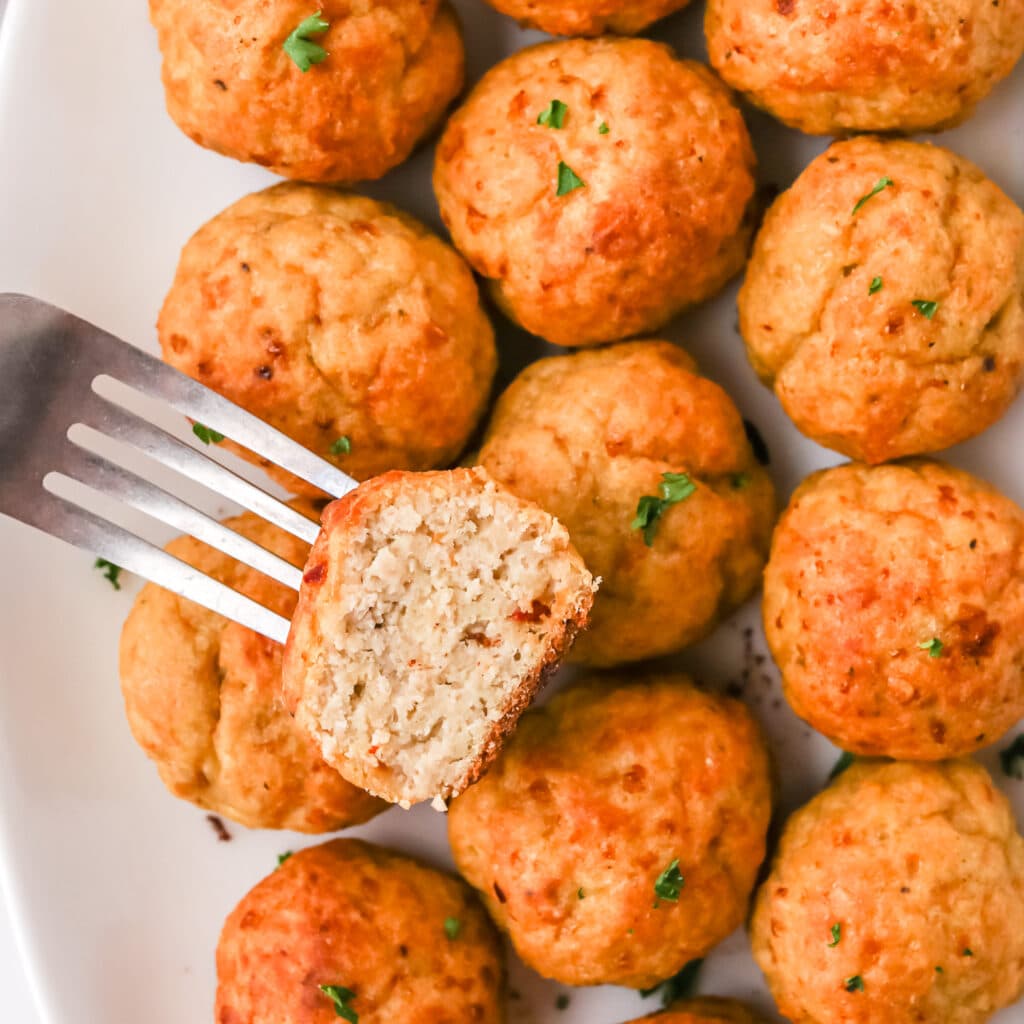 baked chicken meatballs