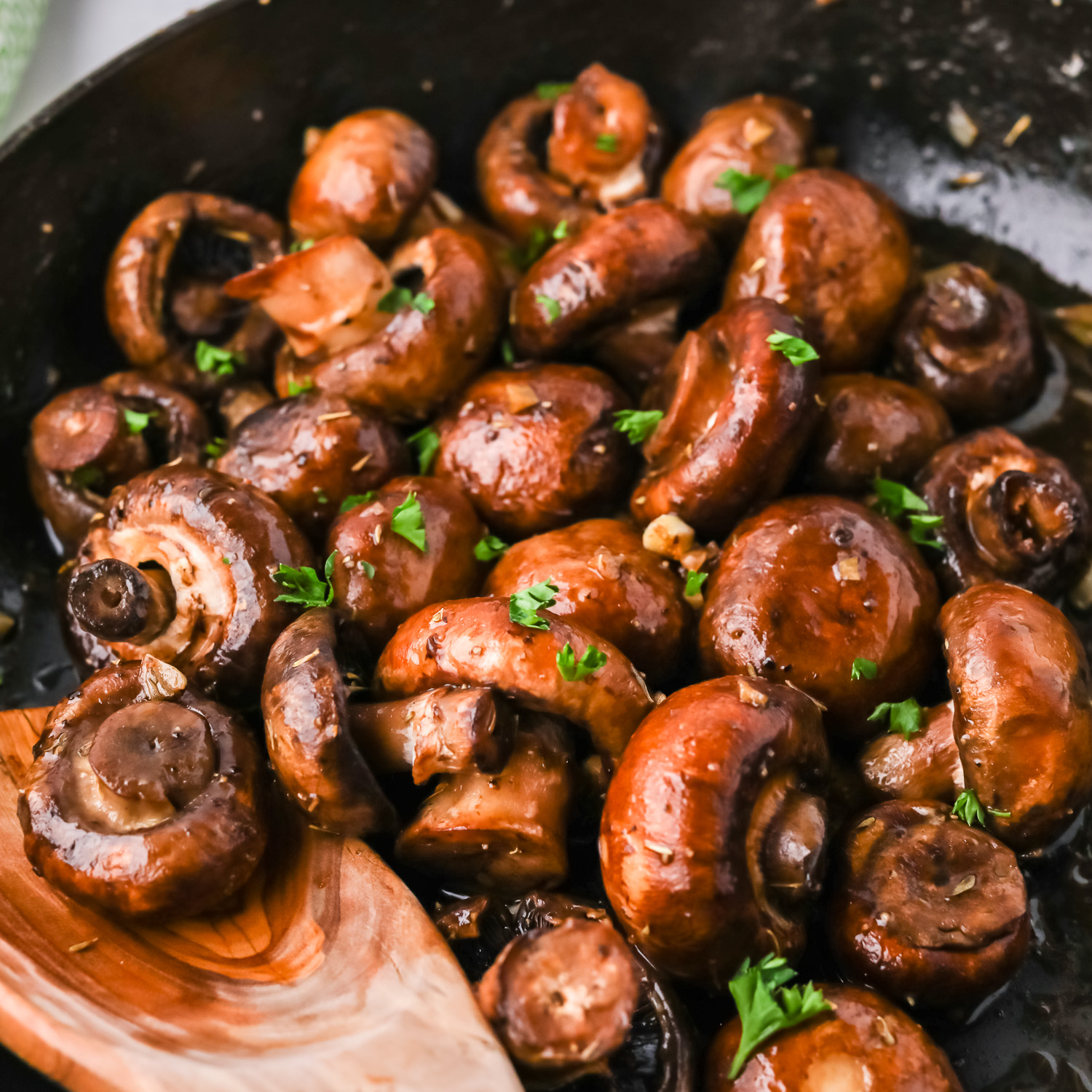 garlic butter mushrooms