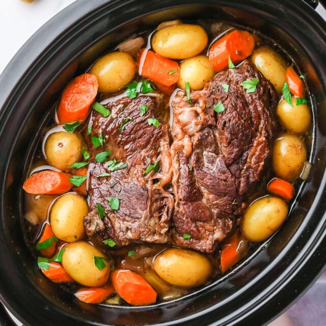 Easy Slow Cooker Pot Roast | Classic Recipe with Potatoes & Carrots