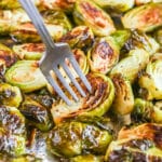garlic roasted brussels sprouts