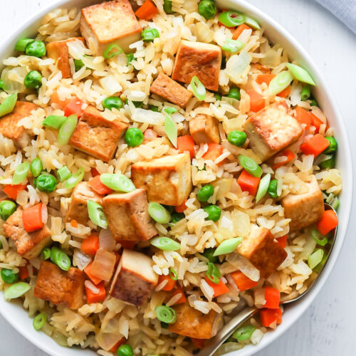 Vegan Fried Rice (30 Minute Recipe) with Tofu | Better Than Takeout!