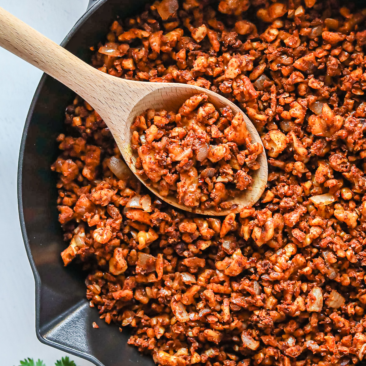 vegan walnut taco meat