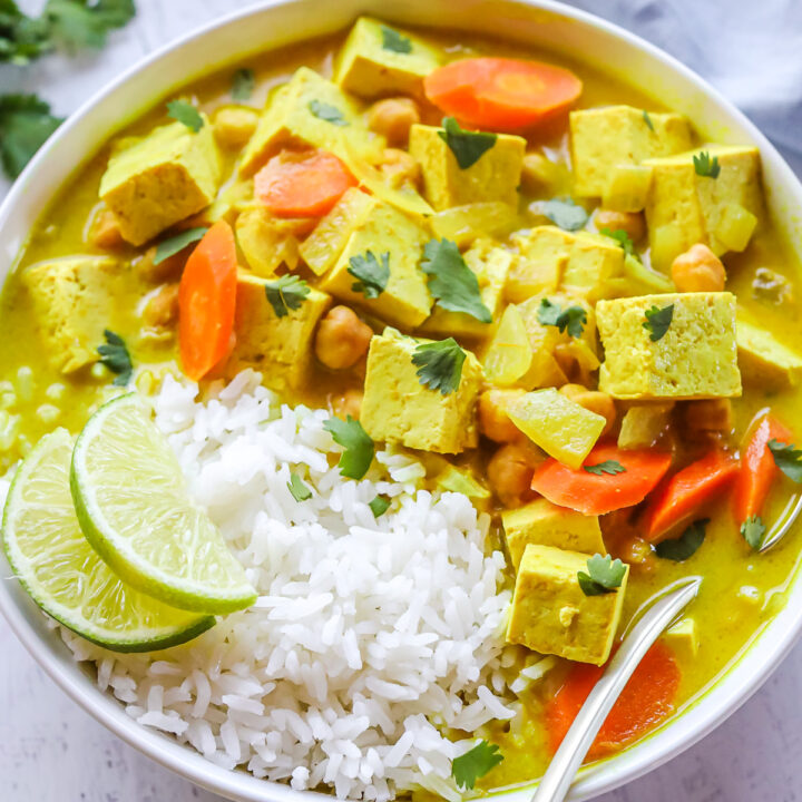 Yellow Tofu Curry (Easy 30 Minute Recipe!) | Vegan Thai Golden Curry
