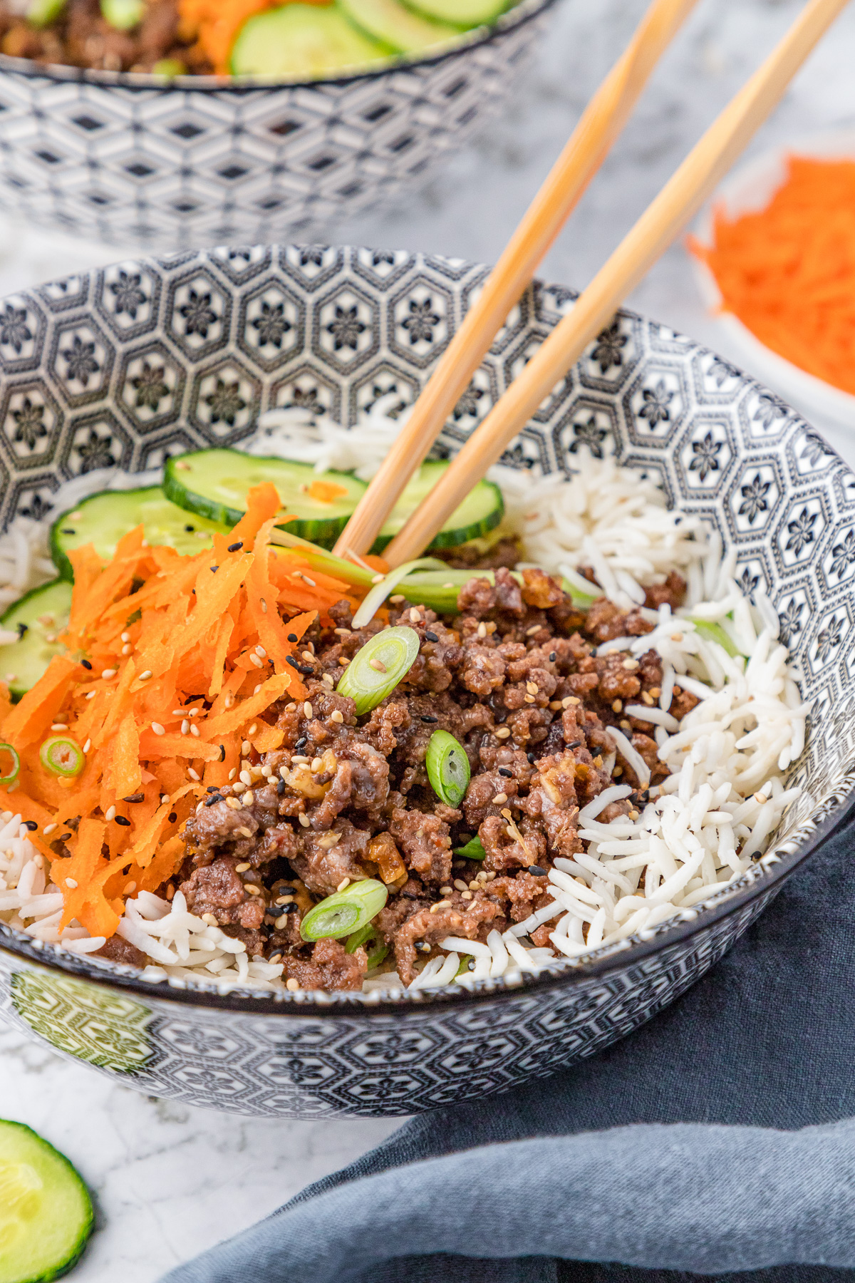 korean beef bowls