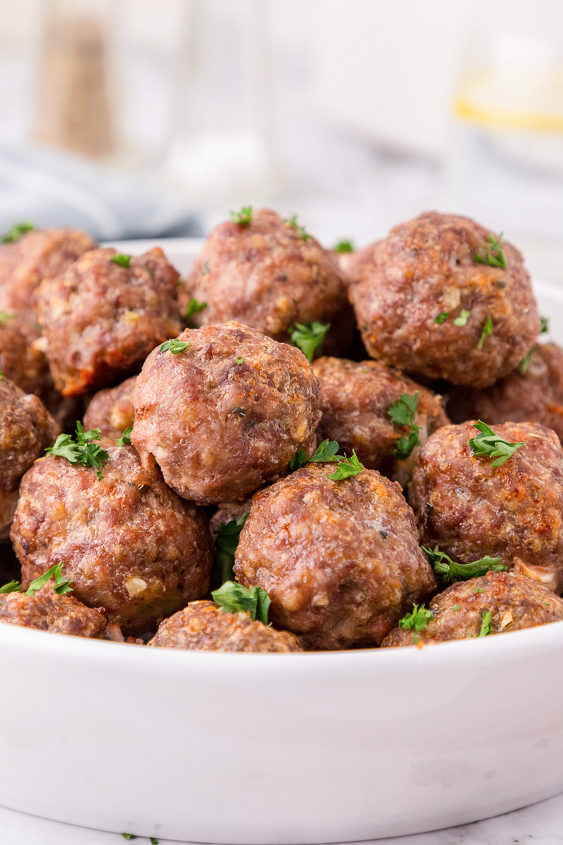 Meatballs in a bowl