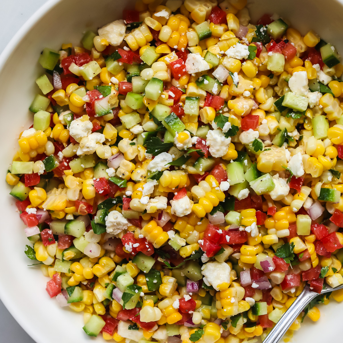 Corn salad.