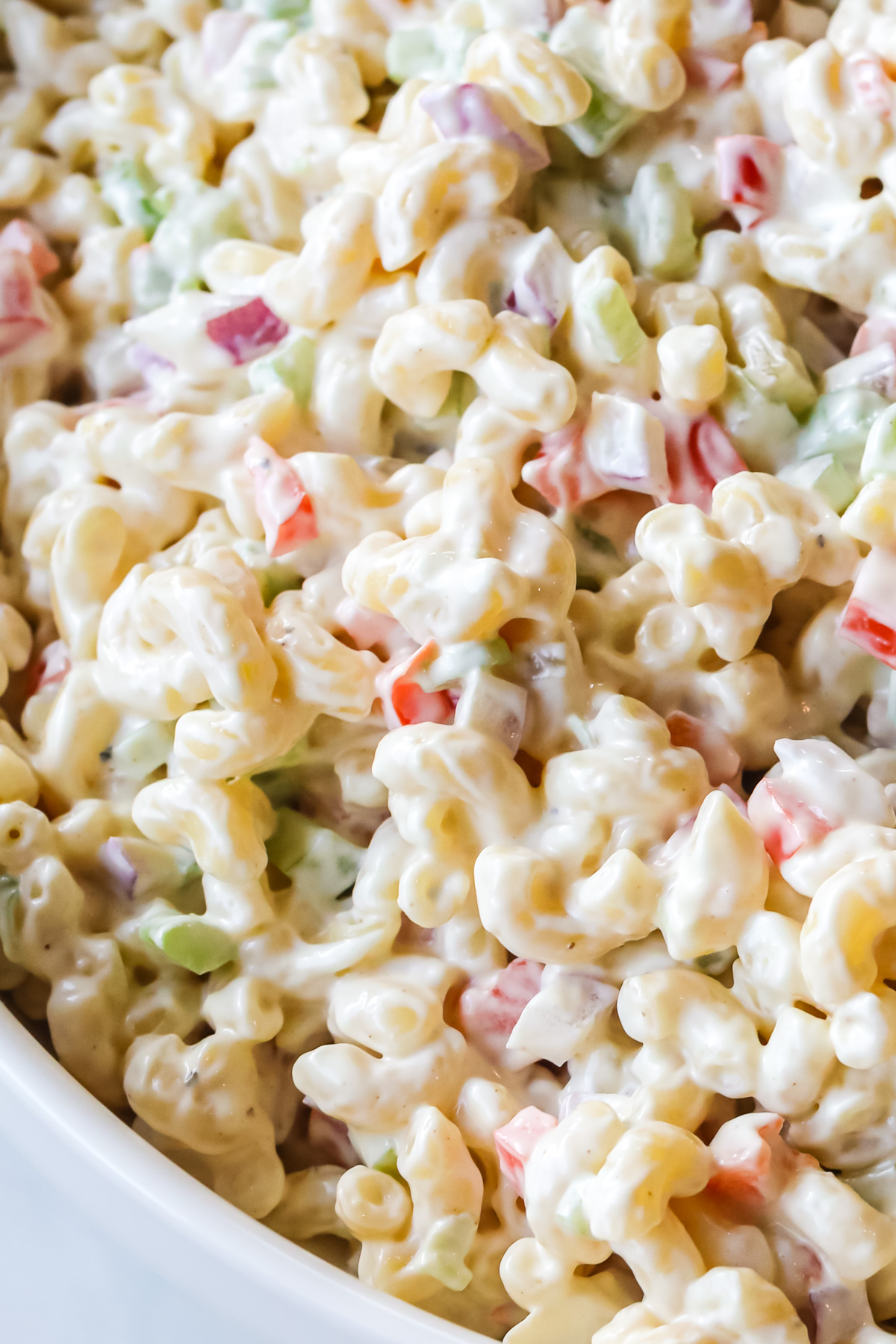 Macaroni salad.