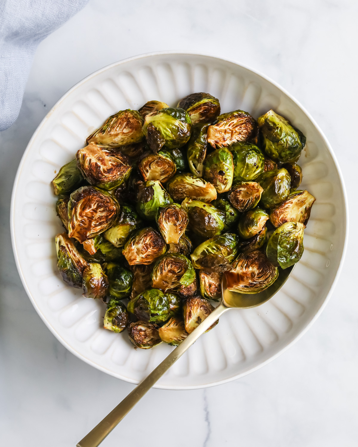 Balsamic brussels sprouts with honey.