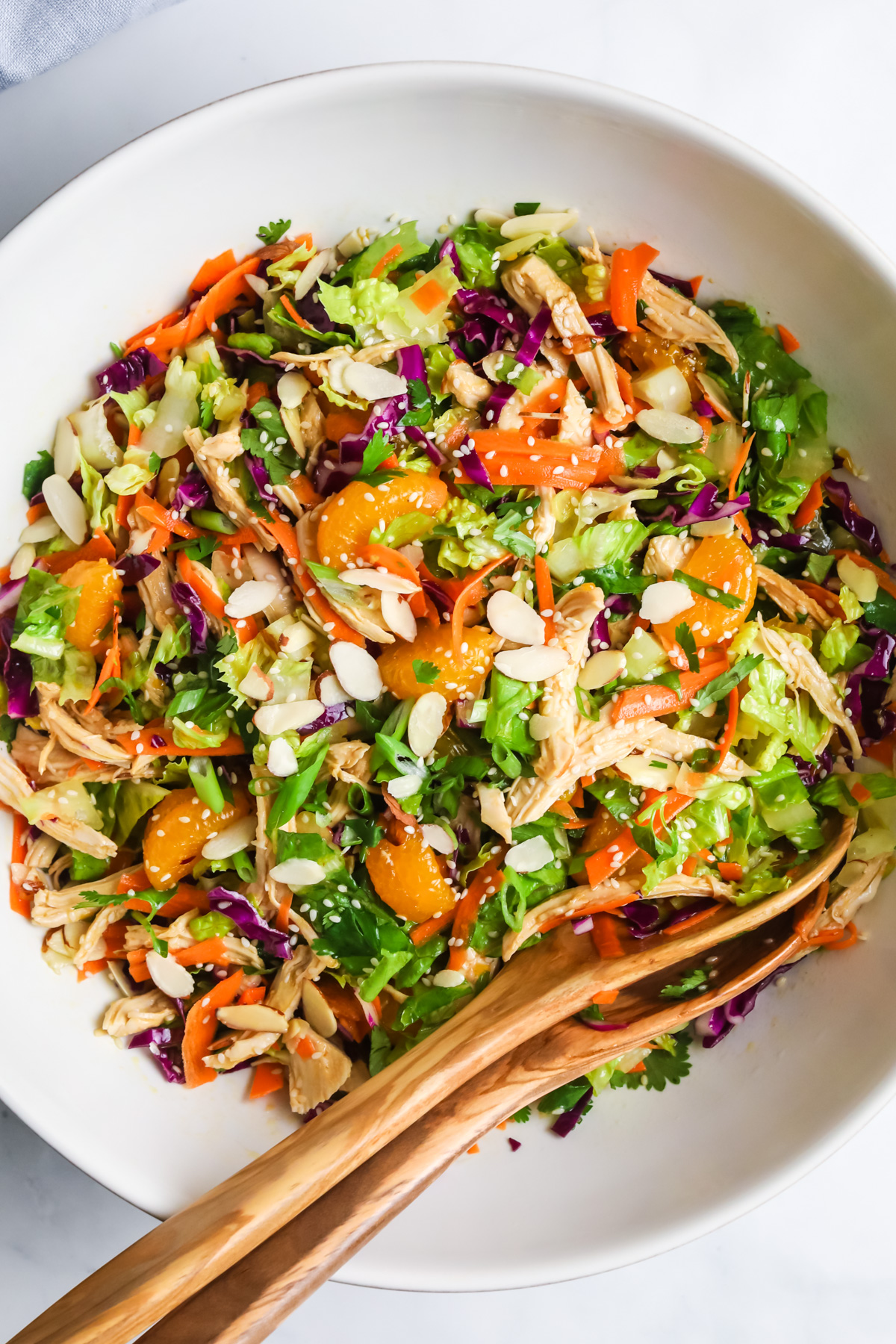 Sesame chicken salad.