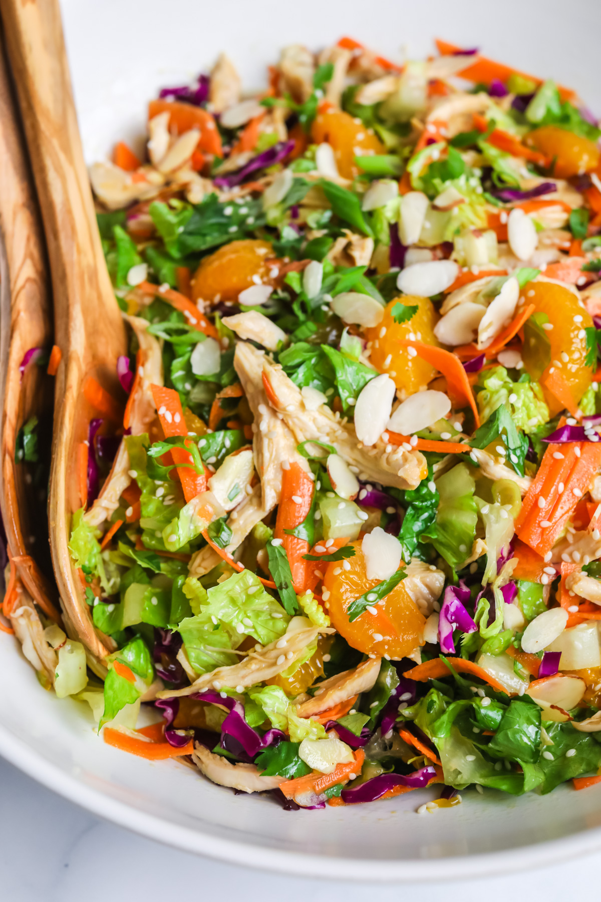 Sesame ginger chicken salad.